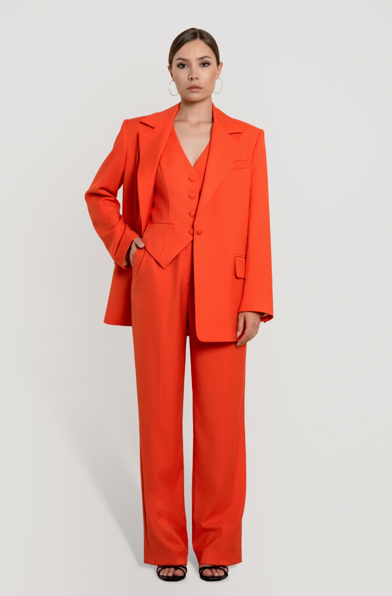 Palazzo trousers, orange