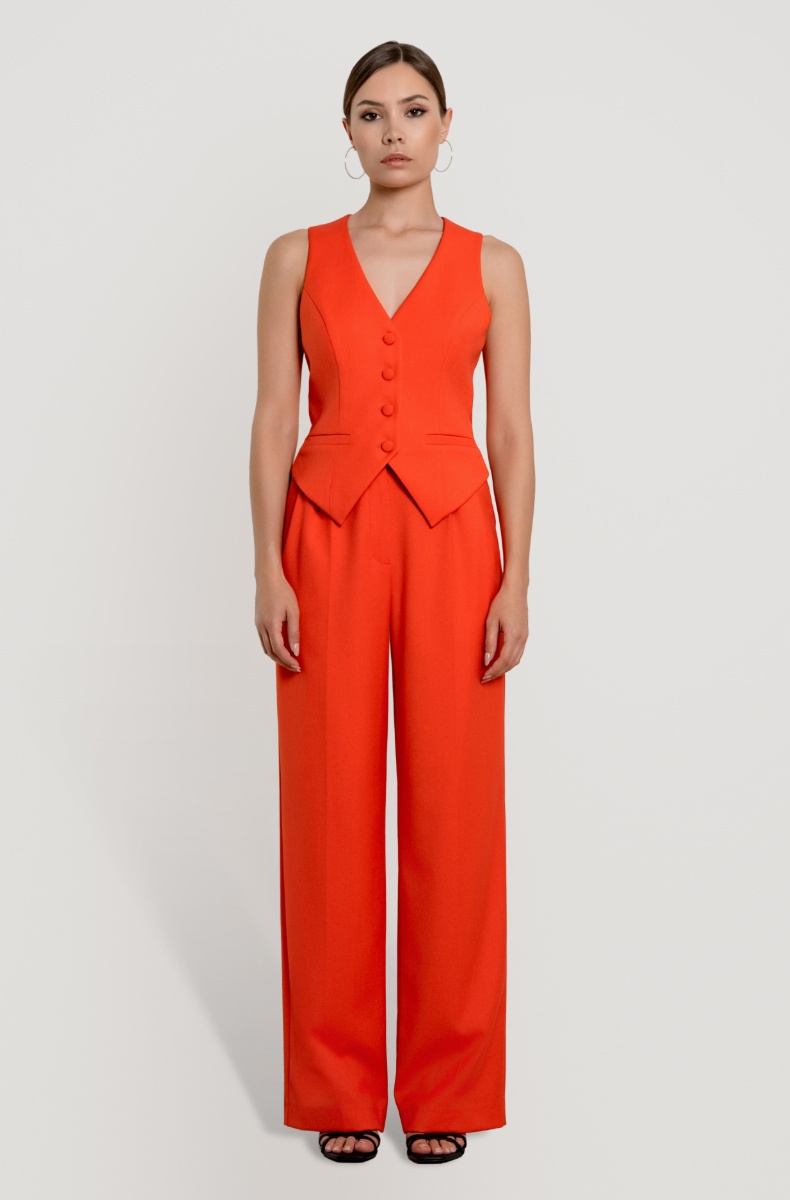 Palazzo trousers, orange