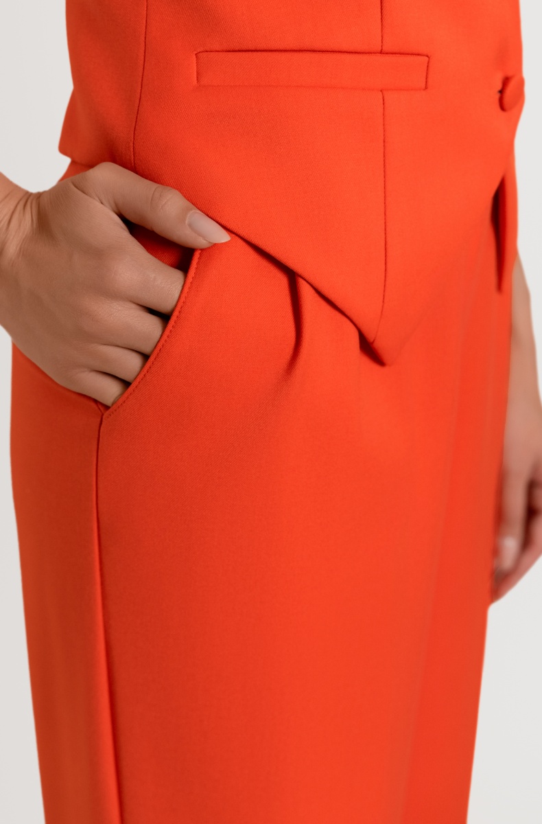 Palazzo trousers, orange