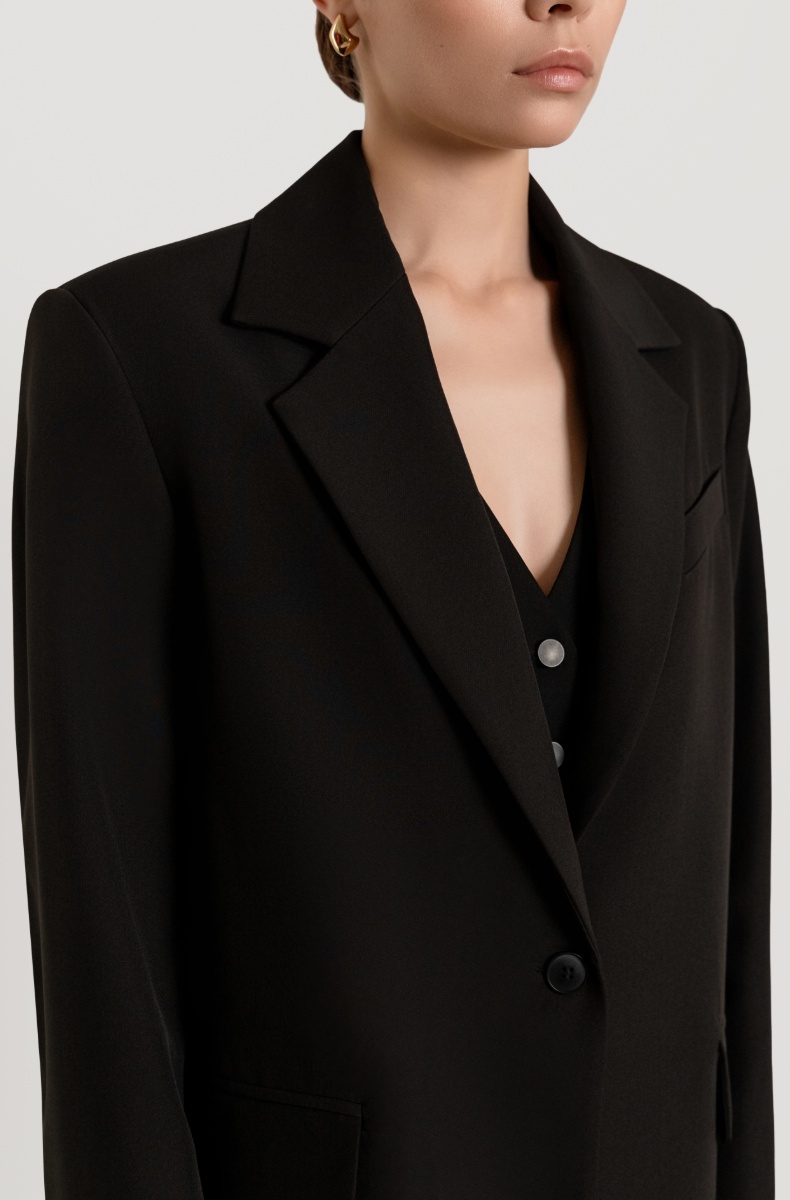 Oversized jacket, black