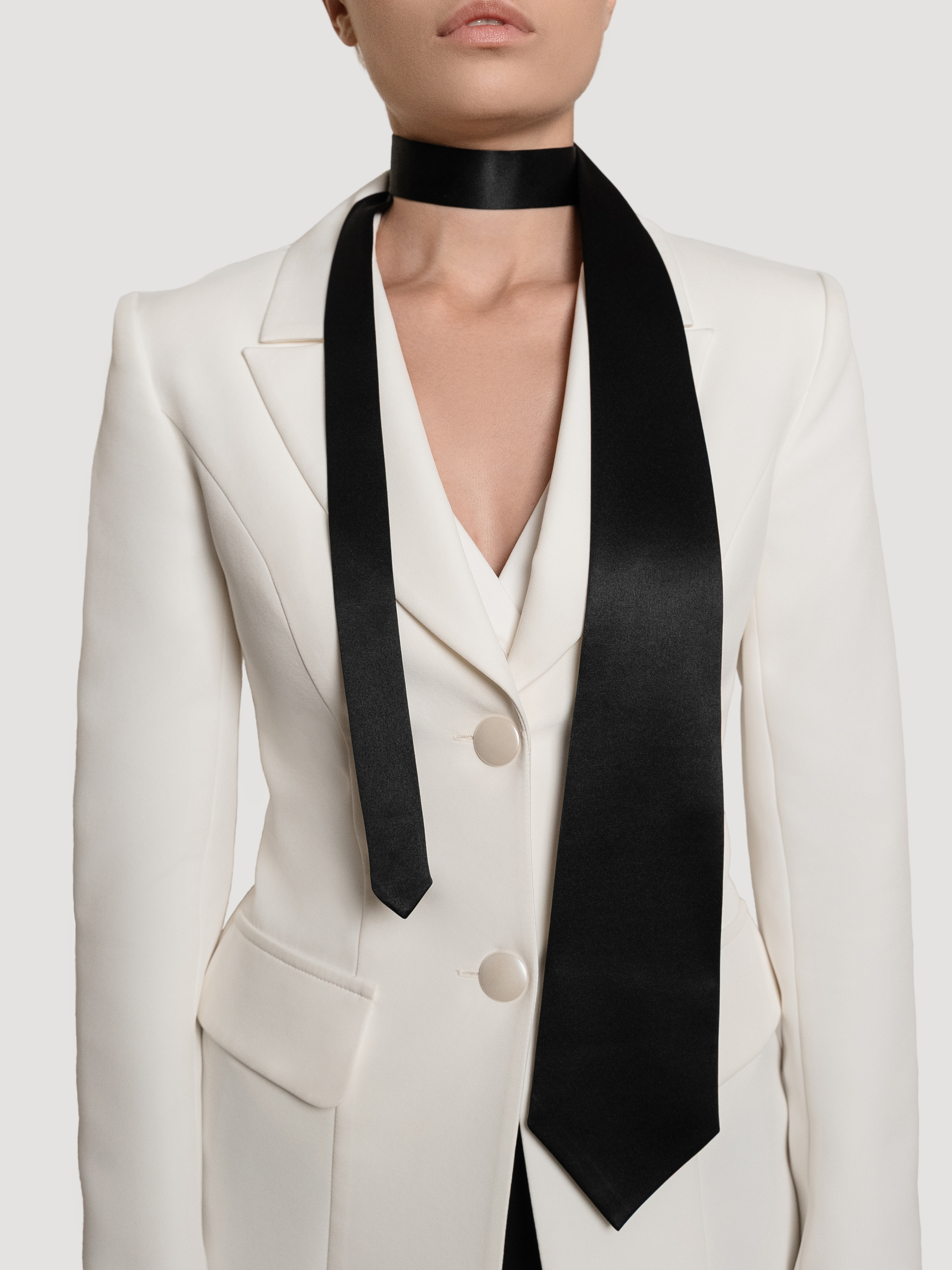 Neck tie, black
