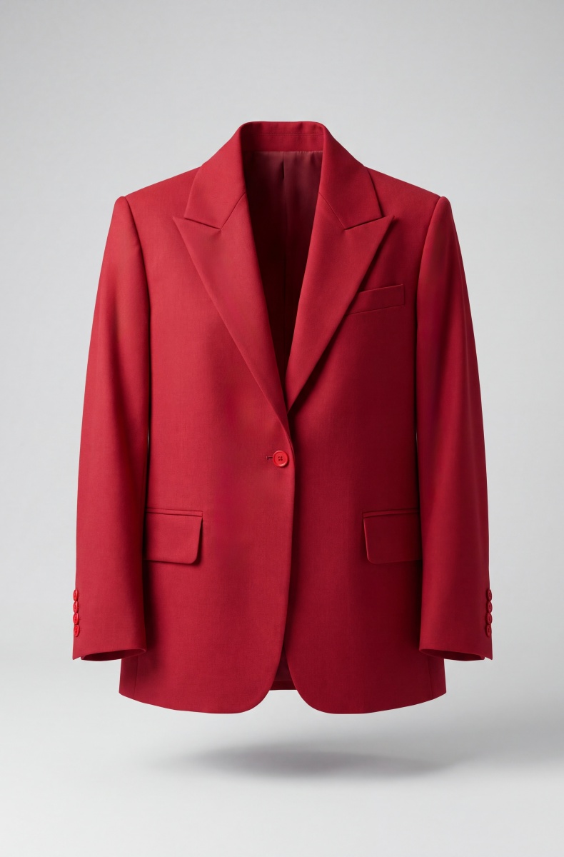 Oversized jacket, terracotta red