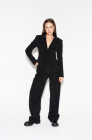 Palazzo trousers, corduroy black