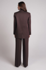 Palazzo trousers, mahogany