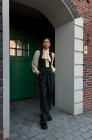 Fitted waistcoat, greige
