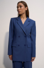 Double-breasted jacket, sapphire blue