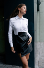 Wrap skirt, black