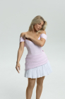 Corset dress, pink