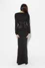 Sheer dress, black