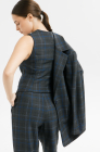 Palazzo trousers, smoke blue