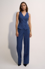 Palazzo trousers, sapphire blue
