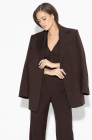 Oversized jacket, dark chocolate