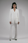 Palazzo trousers, milk white