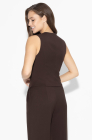 Fitted waistcoat, dark chocolate