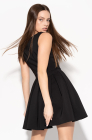 Office strap dress, black