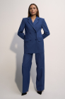 Double-breasted jacket, sapphire blue
