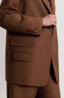 Oversized jacket, walnut brown