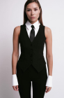 Shirtfront, white 