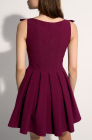 Office strap dress, malbec