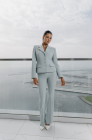 Flared trousers, mint