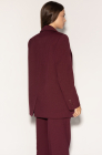Oversized jacket, deep cherry
