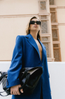 Oversized jacket, blue