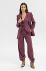 Fitted jacket, plum