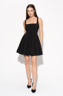 Office strap dress, black