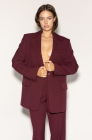 Oversized jacket, deep cherry