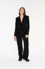 Palazzo trousers, corduroy graphite