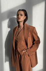 Palazzo trousers, peach