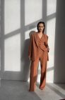 Palazzo trousers, peach