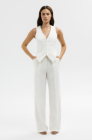 Palazzo trousers, milk white