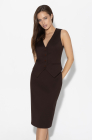 Pencil skirt, dark chocolate