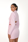 Slit skirt, pink