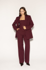 Oversized jacket, deep cherry