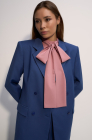 Bow detail blouse, powder