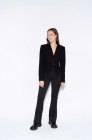 Corduroy blazer, black