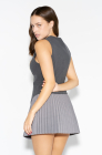 Pleated skirt, grey