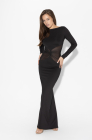 Sheer dress, black