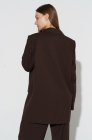 Oversized jacket, dark chocolate