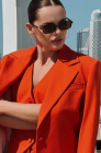 Oversized jacket, orange