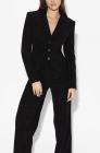 Relaxed fit corduroy trousers, graphite 