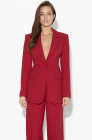 Fitted jacket, scarlet