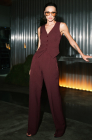 Fitted waistcoat, deep cherry