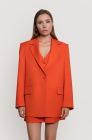 Oversized jacket, orange