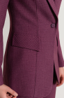 Fitted jacket, plum