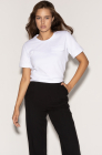T-shirt with flap, white