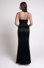 Slip dress, black
