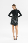 Wrap skirt, black